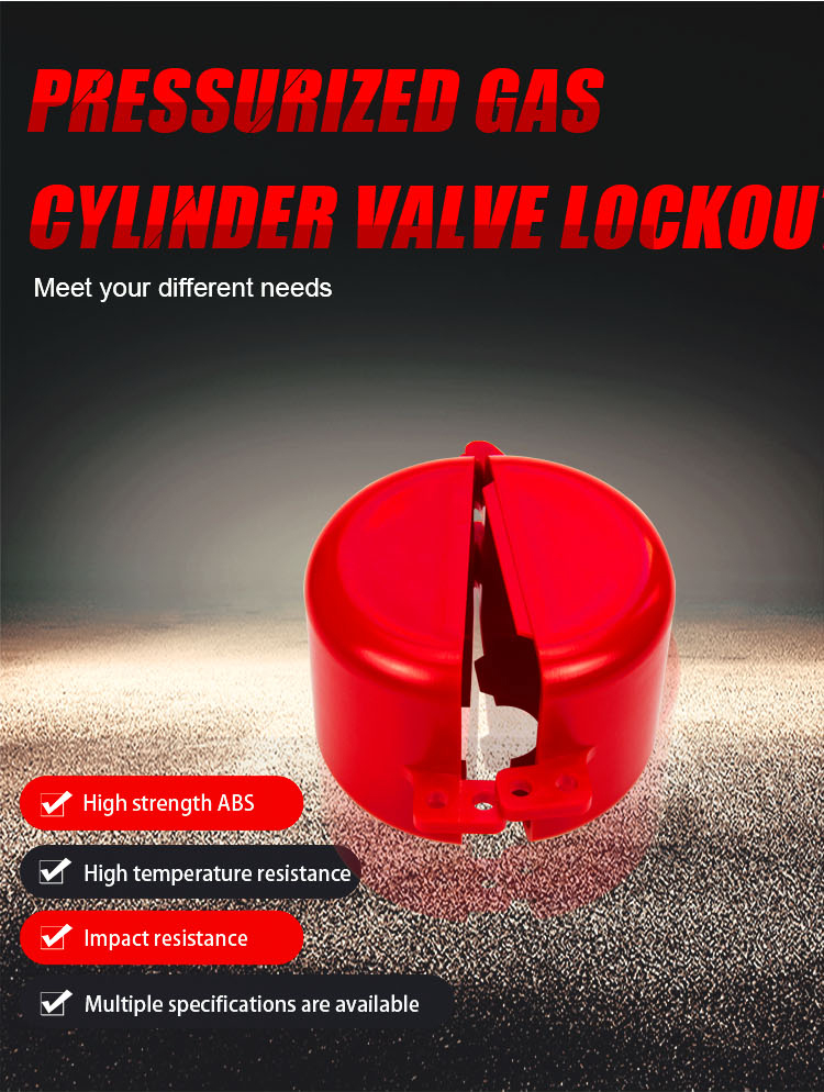 Tryck gascylinderventil Lockout BD-8251