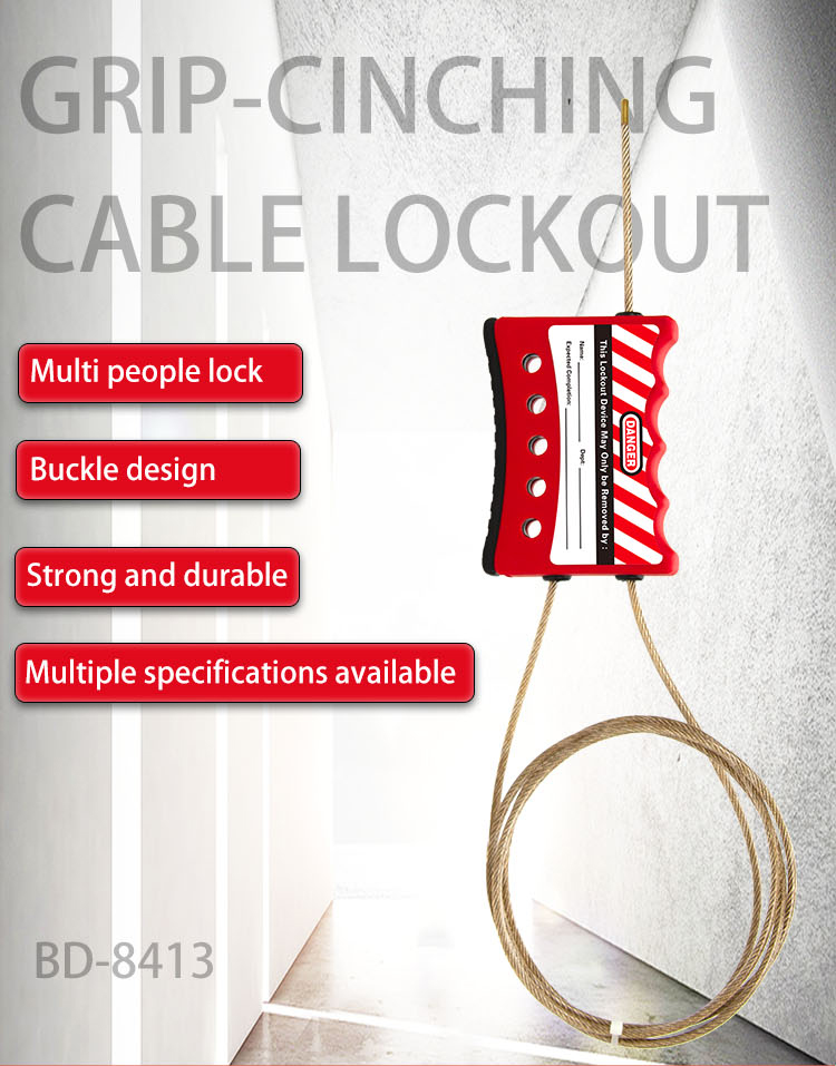 Grip-cinching Cable Lockout BD-8413