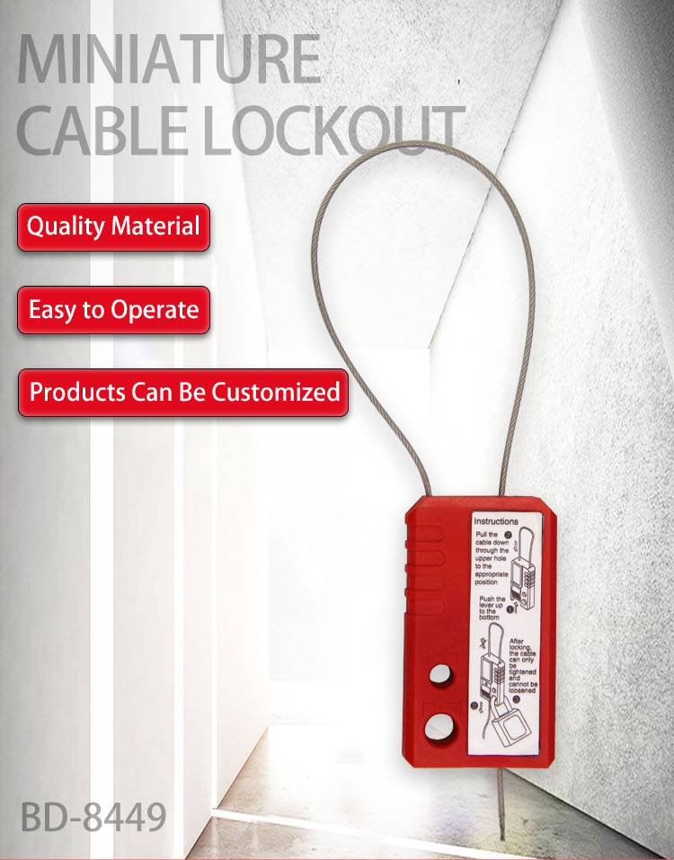 Miniature Cable Lockout BD-8449 