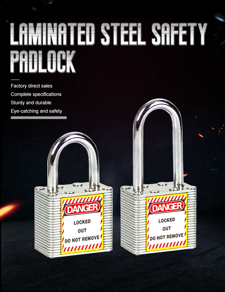 Laminated Steel Safety Padlock BD-8561 8565